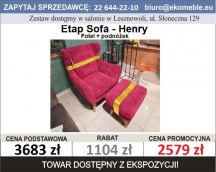 Etap Sofa - Henry Fotel + podnóżek